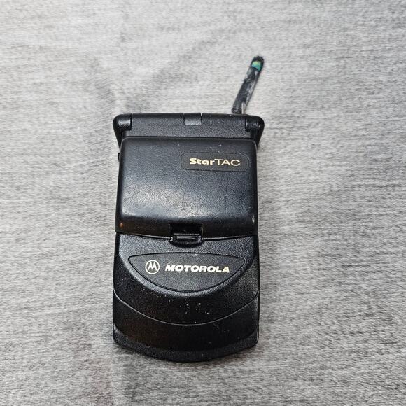Rare Collectors Motorola Startac Flip Digital Cell Phone Star Tac Verizon UNtest - Picture 1 of 5